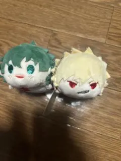 僕のヒーローアカデミア もちもちマスコット 緑谷出久 爆豪勝己 キーホルダー