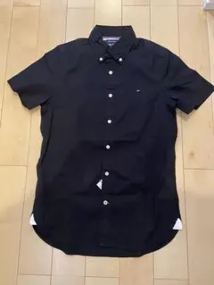 Tommy Hilfiger ホワイト 半袖シャツ　黒