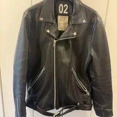 Liugoo Leathers レザージャケットライダースブラック本革メンズ人気のサムネイル
