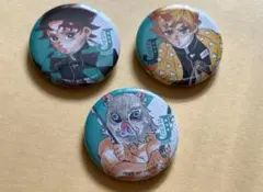 編集中　ジャンプキャラクターズストア　ジャンプヒーロー夏祭り　缶バッジ　鬼滅の刃