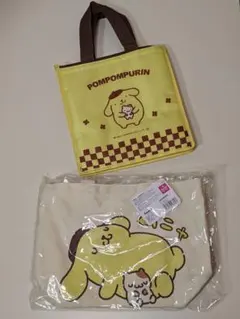 ポムポムプリン　トートバッグ　保冷バッグ　お得なセット
