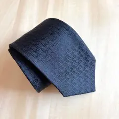 クリスチャンディオール トロッター柄 ブラックネクタイ★新品同様★アンティーク
