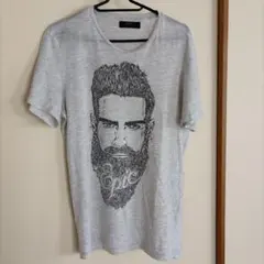 Bershka Epic プリント Tシャツ グレー Sサイズのサムネイル