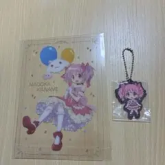 魔法少女まどか☆マギカ くじ　クリアビジュアルカード ラバーチャーム