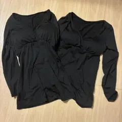 マタニティ　インナー　シャツ　新品　裏起毛　冬　肌着　授乳　妊婦　産前　産後