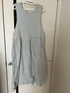 【Samansa Mos2】ストライプ ノースリーブ ワンピース