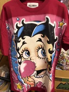 FLOWER ベティ・ブープ Tシャツ 両面プリントのサムネイル