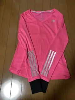 adidas supernovaランニング 長袖Tシャツ OT ピンク 美品