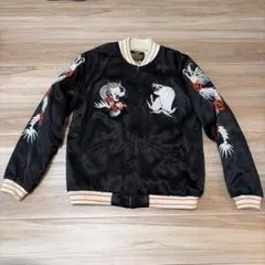 HOUSTON スカジャン　ブルゾン　L デビルキャッツ アメカジ　ユニオンのサムネイル