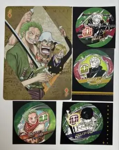 ワンピース　ゾロ　ゴールデントランプ　バースデイステッカー　ONE PIECE