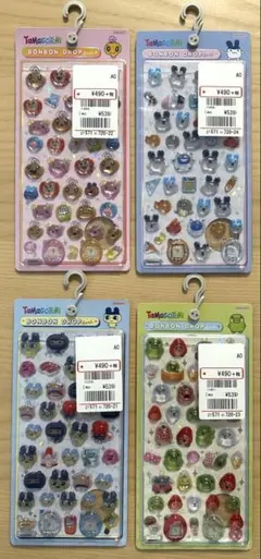 ボンボンドロップシール　たまごっち　4種コンプセット