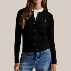 polo カーディガン ネイビー