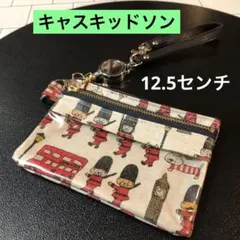 ☆ キャスキッドソンのポーチ 通帳 マスクも入る ラミネート生地