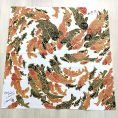 新品 永楽屋 風呂敷 コイ柄 大判 和柄 縁起物 日本製