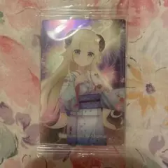 角巻わため　ウエハース　カード　ホロライブ