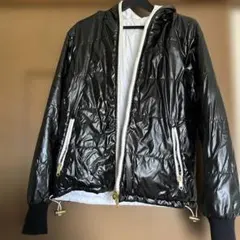 LB-00 リバーシブル ブラック ホワイト ダウンジャケット