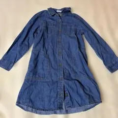 デニムシャツワンピース