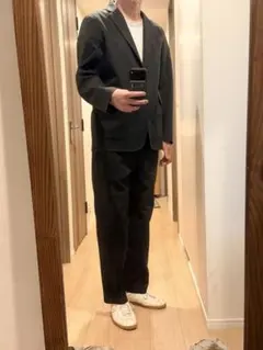 DESCENTE 撥水 セットアップ グレンチェック L 美品 テックウェア