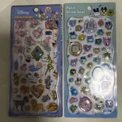 プチドロップステッカー　ダンボディズニー＆たまごっちセット
