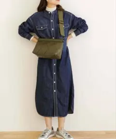 アーバンリサーチ　インディゴデニムシャツワンピース