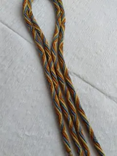 帯締め　丸組　正絹　マルチカラー　ポップ　カジュアル　小紋　着物