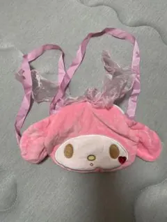 最安値 サンリオキャラクターズぬいぐるみポシェットマイメロディー