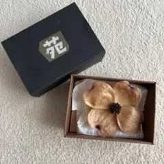 平和屋着物●西陣　宮階織物　宮繍苑　里葉　色留訪問着　紬地　陶器楓文　金糸　正絹　逸品　DABC2340ud 宮繍苑里葉 絞りに更紗模様単衣訪問着 宮階織物製(m21_8140Kj) 着物紹介