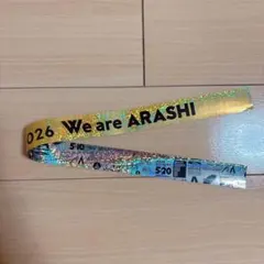 嵐 We are ARASHI 銀テープ 金色 ハーフサイズ