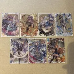 グラブル　クリアカード　7枚