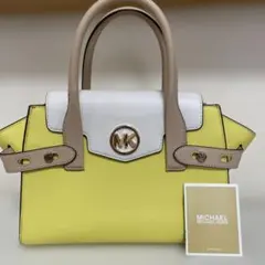 Michael Kors ハンドバッグ ほぼ未使用 美品 イエロー