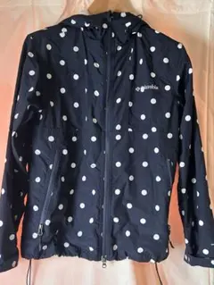 Columbia ジャケット ネイビー ドット柄 マウンテンパーカー S