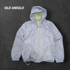 00s オールドユニクロ　保存袋付き　Y2K　ナイロンジャケットtech系