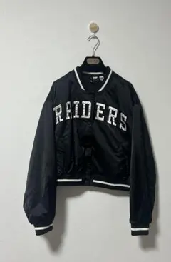 H&M NFL RAIDERS ショート丈 スタジャン