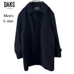 DAKS ダックス ステンカラーコート メンズ L ブラックのサムネイル