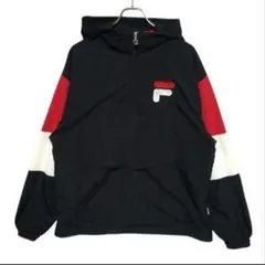 【ビッグロゴ 前ポケット】FILA フィラ ナイロンジャケット