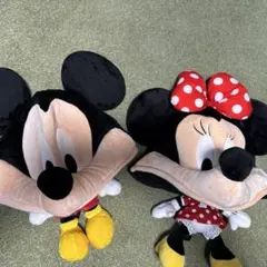 ミッキーミニーファンキャップ　セット