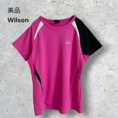 美品　Wilson ウイルソン　Tシャツ　半袖　トレーニングウェアー　テニスのサムネイル