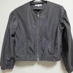 GLOBAL WORK MA-1ジャケット 140cm チャコールグレー