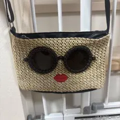 【新品・未使用】a-jolie ショルダーバッグ 麦わら アジョリ かごバックのサムネイル