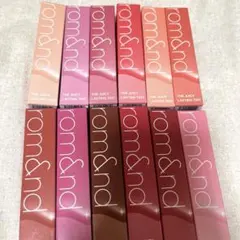 【まとめ売り】ロムアンド リップ 12本　ティント 予約開始】ロムアンド(rom＆nd)【2022年12月発売新作コスメ】日本未