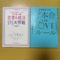 恋愛&婚活SNS大作戦 & ド本命になるLOVEルール 2冊セット