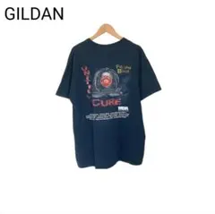 GILDAN　プリント　ヴィンテージ　カナダ　ブラック　Tシャツ　半袖　L