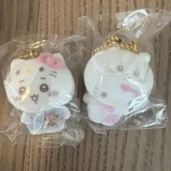 ちいかわ シークレットフロッキーマスコットチャーム キティ