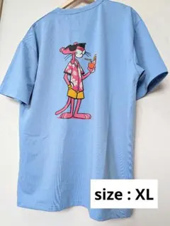 ピンクパンサー プリント Tシャツ XL