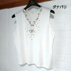 ダナパリ サマーニットタンクトップ 　大きいサイズ　48　ライカ