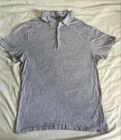 Armani Exchange グレー無地　ポロシャツ　薄手