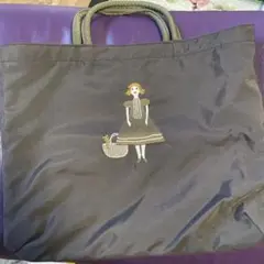 マタノアツコ Atsuko Matano マイドール 刺繍 トートバッグ
