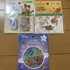 ディズニーフレークステッカー　3種 ③
