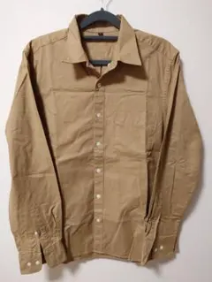 無印良品、長袖、ボタンダウンシャツ