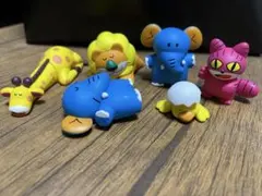 たべっ子どうぶつ　すやすや　ガチャガチャ　フィギュア　6個セット
